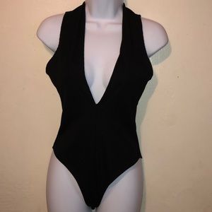 Open V bodysuit